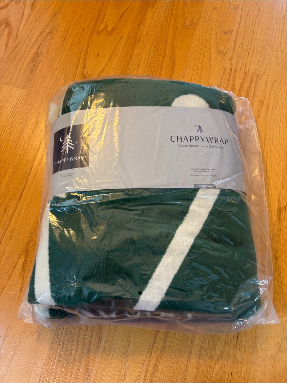 Chappywrap reversible blanket NWT Lacrosse Green